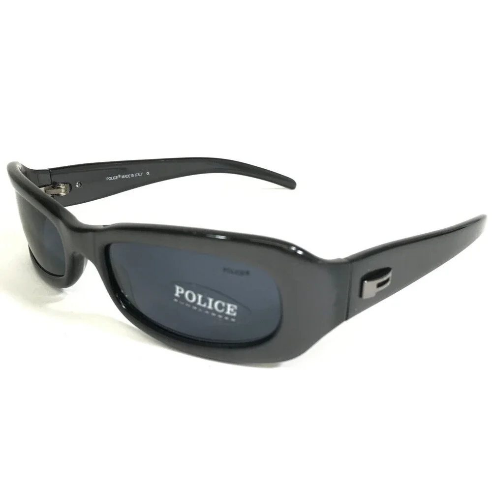 Police Sunglasses Frames MOD.1354 52 COL.704 Gray Rectangular with Blue Lenses